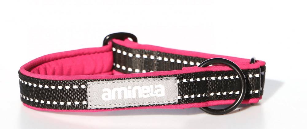 Aminela  klasik obojok Sport & City malinová/čierna značky Aminela