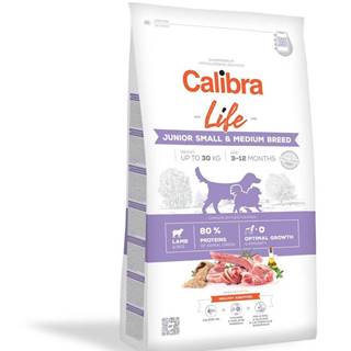 Calibra Dog Life Junior Small & Medium Breed Lamb 2, 5 kg