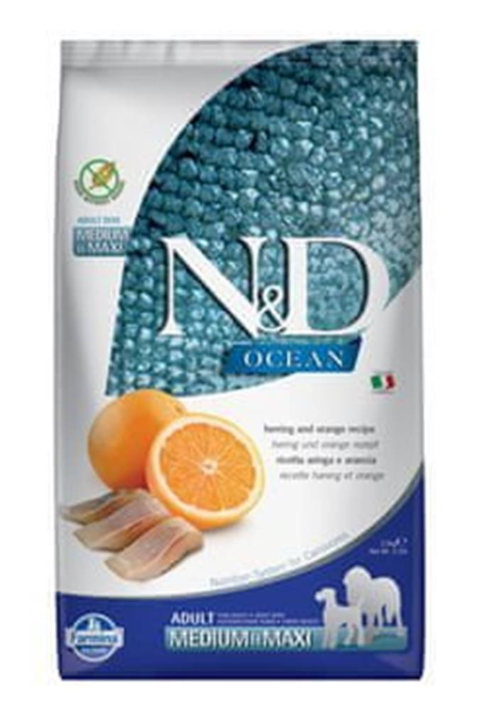 N&D  N & D OCEAN DOG Adult M / L Herring & Orange 2, 5kg značky N&D