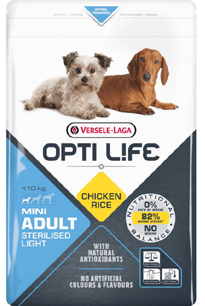 Versele Laga   Opti Life dog Adult Light Mini 7, 5kg značky Versele Laga