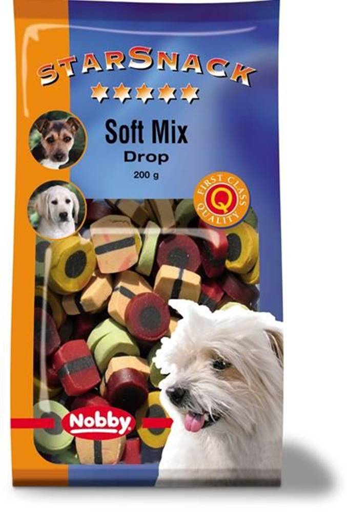 Nobby  maškrta - StarSnack Soft Mix Drop 200 g značky Nobby