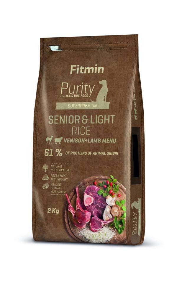 Fitmin  Dog Purity Rice Senior & Light Venison & Lamb 2 kg značky Fitmin