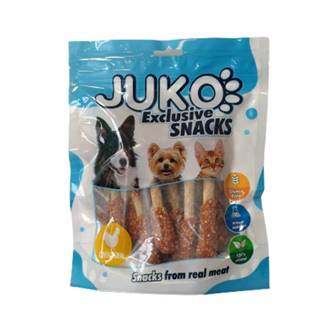 Juko  Snacks Chicken & Duck with Rice dumbbell 250 g značky Juko