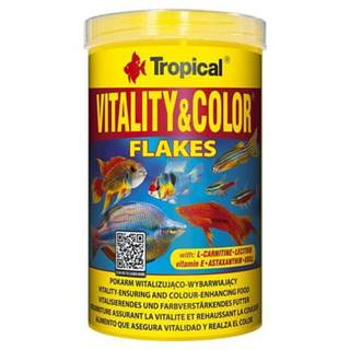 TROPICAL  Vitality&Color 1000ml/200g vločkové krmivo s vyfarbujúcim a vitalizujúcim účinkom značky TROPICAL