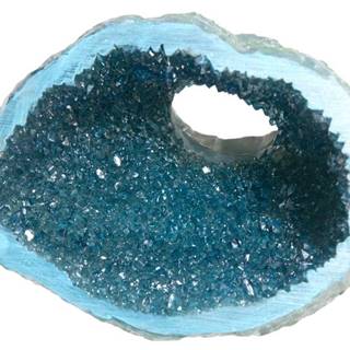 PENN PLAX Geóda zafírovo modrá 12x9x9, 5cm dekorácia