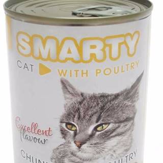 Smarty  Cat Hydinové chunks,  konzerva 410 g značky Smarty