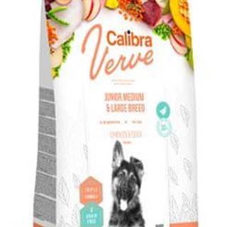 Calibra Dog Verve GF Junior M & L Chicken & Duck 2kg