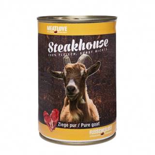 Meat Love Konzervy STEAKHO- 100% kozie mäso 400g