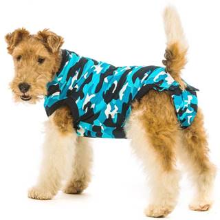 Suitical Pooperačné ochranné oblečenie pre psa modré