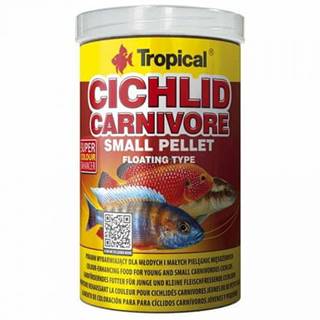 TROPICAL  Cichlid Carnivore Small Pellet 250ml/90g krmivo pre cichlidy značky TROPICAL