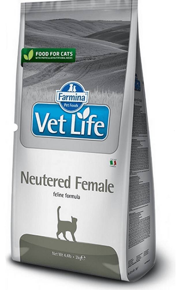 Farmina  Vet Life cat neutered female granule pre kastrované mačky 2kg značky Farmina