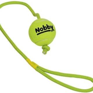 Nobby Hračka pre psy Tennisová lopta s lanom M
