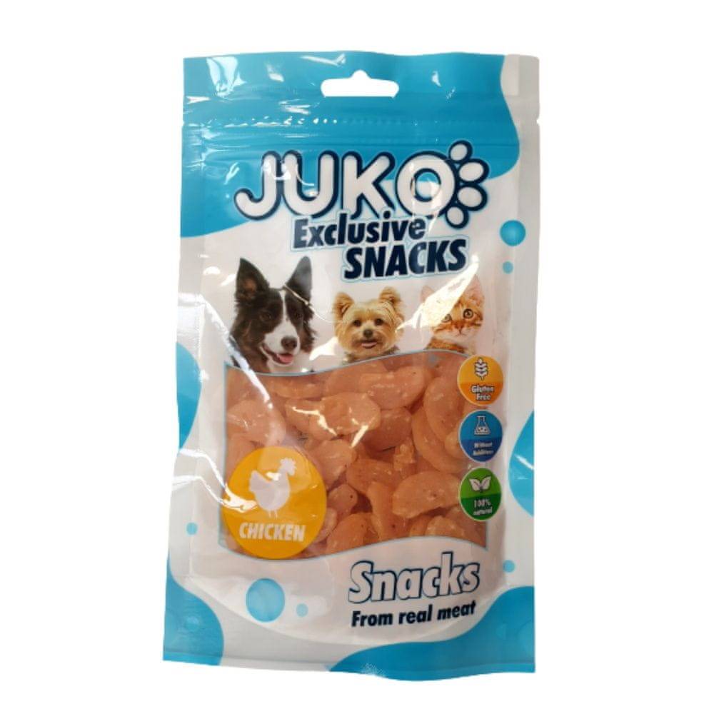 Juko  Snacks Chicken & Shrimp chips 70 g značky Juko