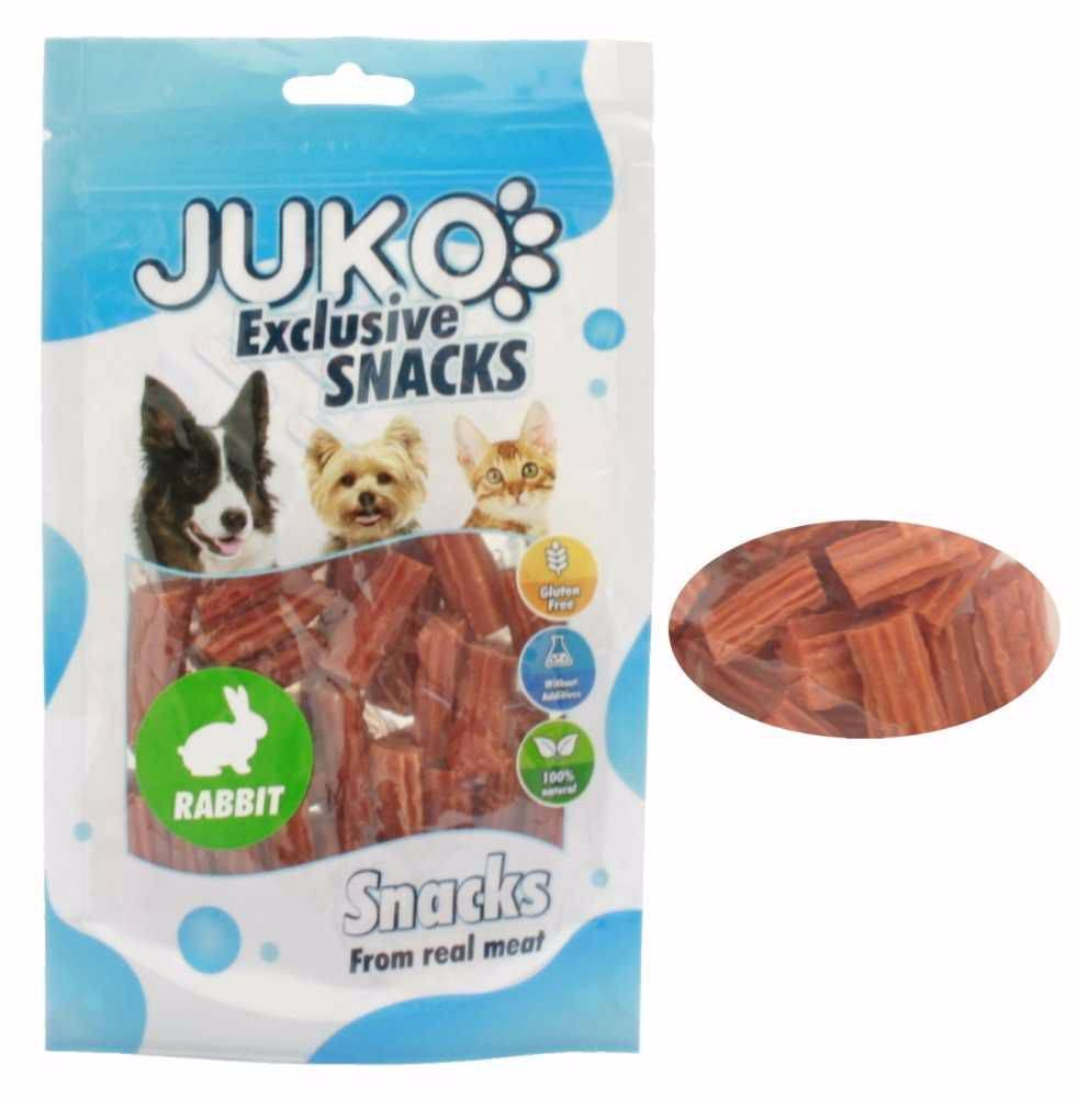 Juko  Snacks Rabbit špirál stick 2 cm (70 g) značky Juko