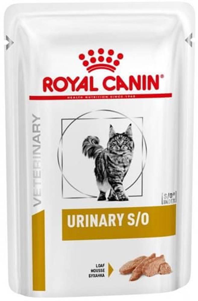 Royal Canin  VD Cat vreciek. Urinary S/O paštéta LOAF 12x85g značky Royal Canin