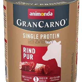 Animonda  GranCarno Dog konzerva Single Protein hovädzie 800 g značky Animonda