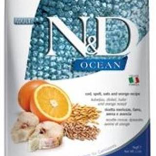 N&D  N & D OCEAN Cat Low Grain Adult Codfish & Orange 10 kg značky N&D
