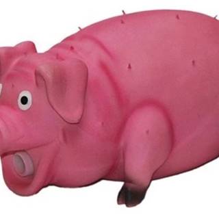 Nobby Latexová hračka prasiatko pre psy 20cm ružová