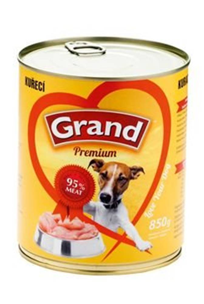 GRAND  konz. pes hydinové 850g značky GRAND