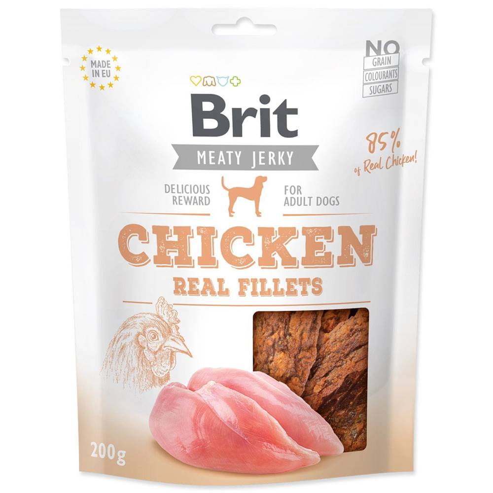 Brit  Snack Jerky Chicken Fillets - 200 g značky Brit