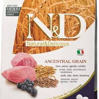 N&D  N & D Low Grain Dog Adult M / L Lamb & Blueberry 2, 5 kg značky N&D