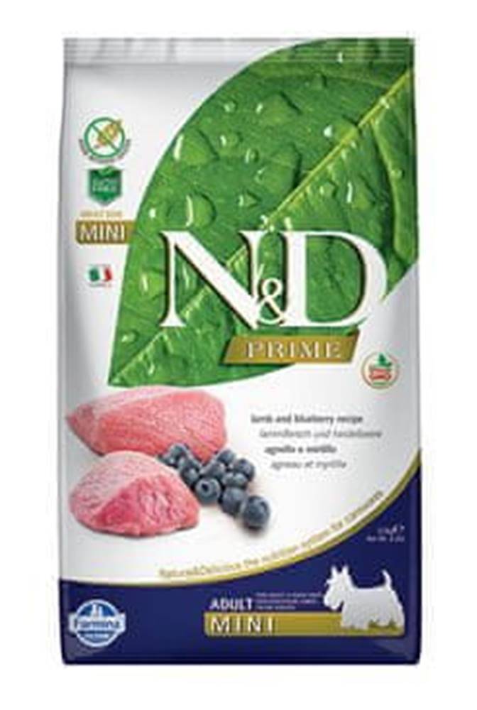 N&D  N & D PRIME DOG Adult Mini Lamb & Blueberry 2, 5kg značky N&D