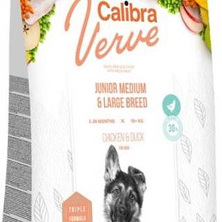 Calibra Dog Verve GF Junior Medium & Large Chicken & Duck 2 kg