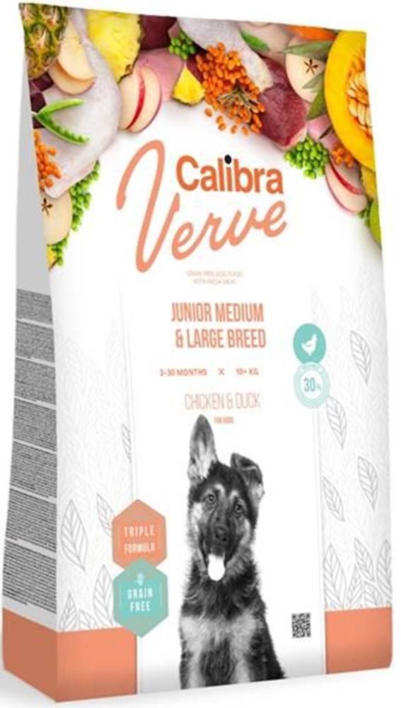 Calibra  Dog Verve GF Junior Medium & Large Chicken & Duck 2 kg značky Calibra