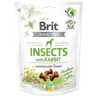 Brit Care Dog Crunchy Cracker. Insects with Rabbit enriched with Fennel - 200 g