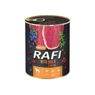 RAFI  paštéta s kačkou,  čučoriedkami a brusnicami 400g - konzerva značky RAFI