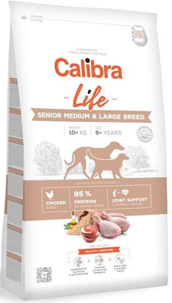 Calibra  Dog Life Senior Medium & Large Chicken 12 kg značky Calibra