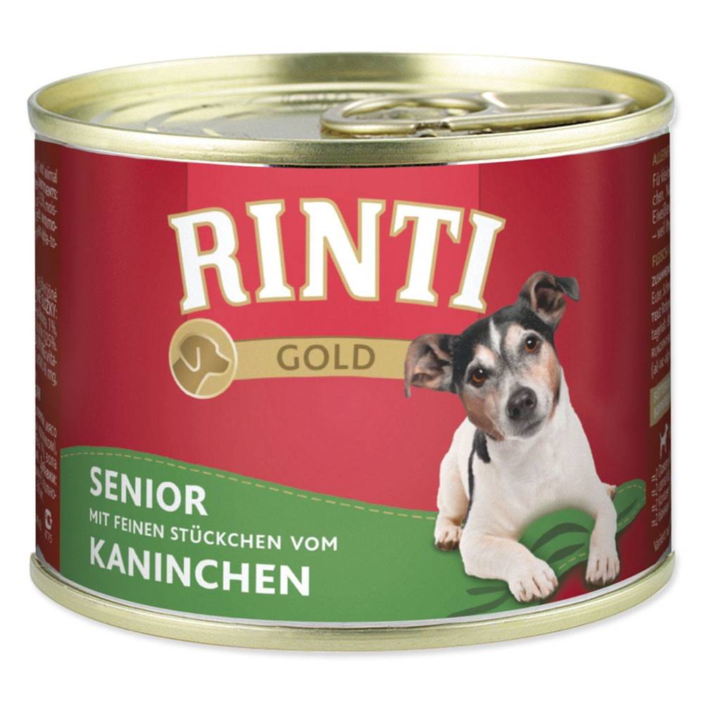 RINTI  Konzerva Gold Senior králik - 185 g značky RINTI