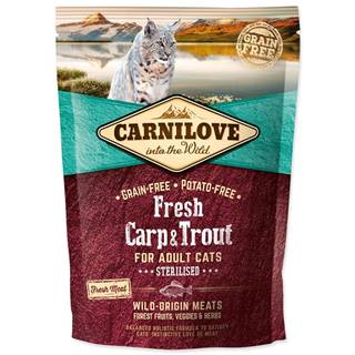 Carnilove Fresh Carp & Trout Sterilised for Adult cats - 400 g