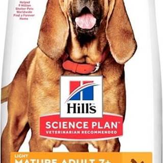 Hill's Hill 'Science Plan Canine Mature 7+ Light Medium Chicken 14 kg