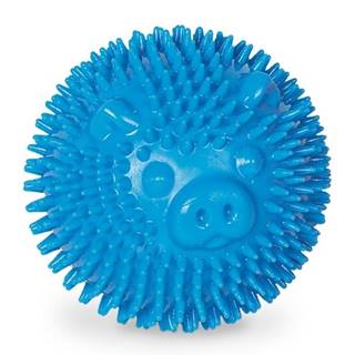 Nobby Špicatá lopta pre psy Prasiatko 6, 5cm modrá