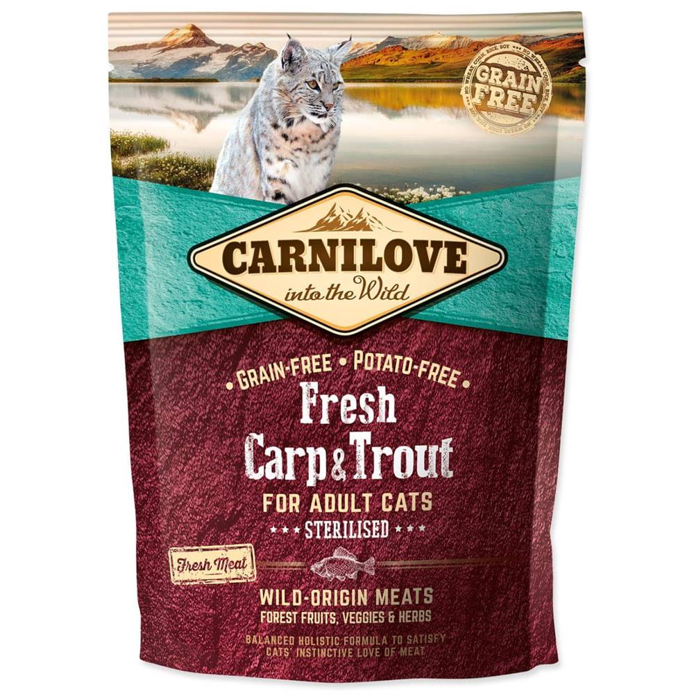 Carnilove  Fresh Carp & Trout Sterilised for Adult cats - 400 g značky Carnilove