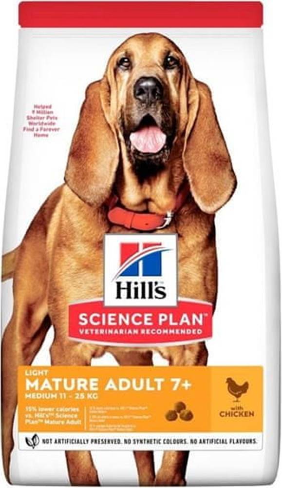 Hill's  Hill 'Science Plan Canine Mature 7+ Light Medium Chicken 14 kg značky Hill's