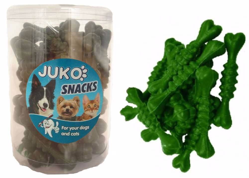 Juko  Dentálne kocky Mint Snacks (30 ks) značky Juko