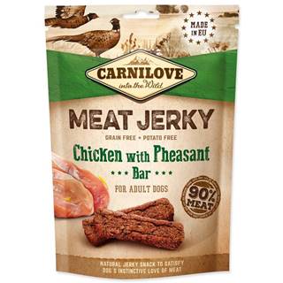 Carnilove  Jerky Snack Chicken with Pheasant Bar - 100 g značky Carnilove