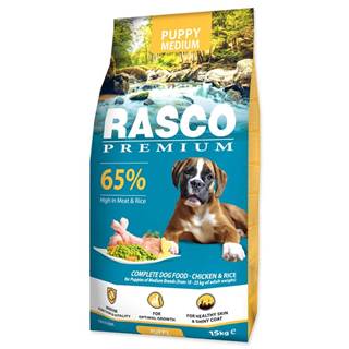 RASCO Granule Premium Puppy Medium kura s ryžou - 15 kg