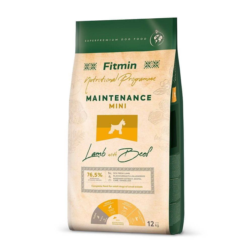 Fitmin  Dog mini maintenance lamb&beef - 12 kg značky Fitmin