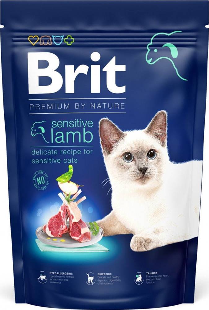 Brit  Premium by Nature Cat Sensitive Lamb 1, 5 kg značky Brit
