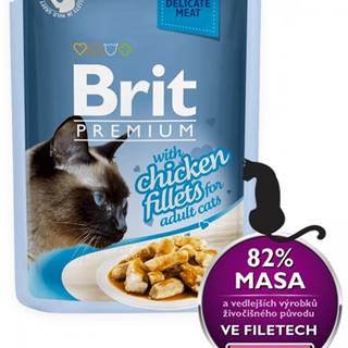 Brit  Premium Cat Delicate Fillets in Gravy with Chicken 24 X 85 g značky Brit
