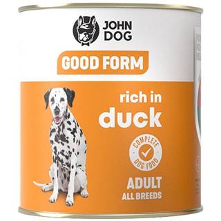 John Dog  Konzerva Good Form Adult Rich in Duck 800 g značky John Dog