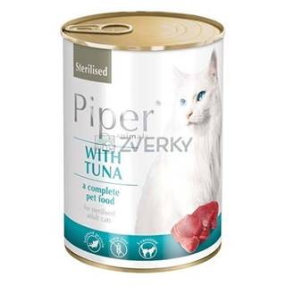 Piper Cat Konzerva Sterilised Tuniak 400 g