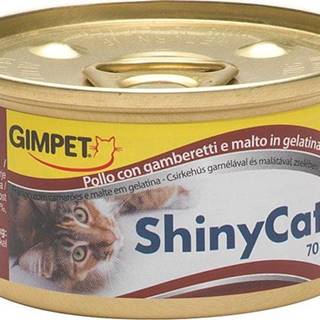 Shiny Cat Konzerva SHINY CAT kuře+kreveta+maltóza 70g