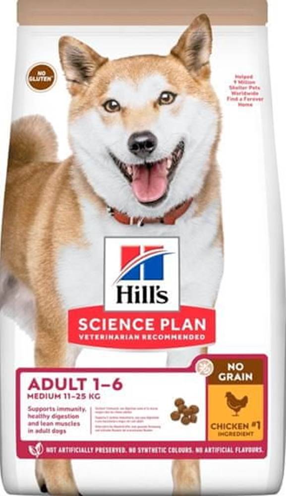 Hill's  Hill 'Science Plan Canine Adult Medium No Grain Chicken 14 kg značky Hill's