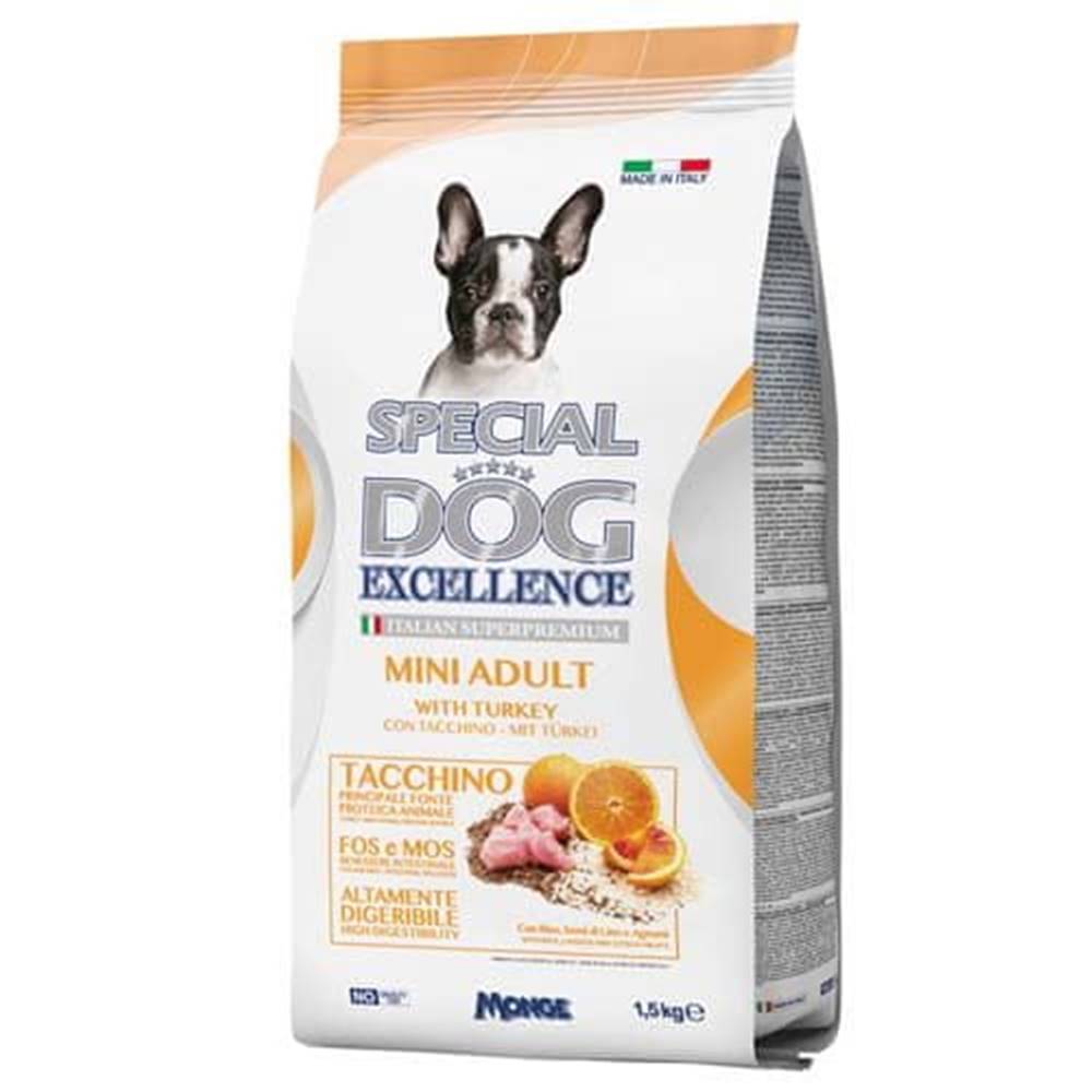 Monge  SPECIAL DOG EXCELLENCE MINI Adult 1, 5kg morka superprémiové krmivo pre psov malých plemien značky Monge