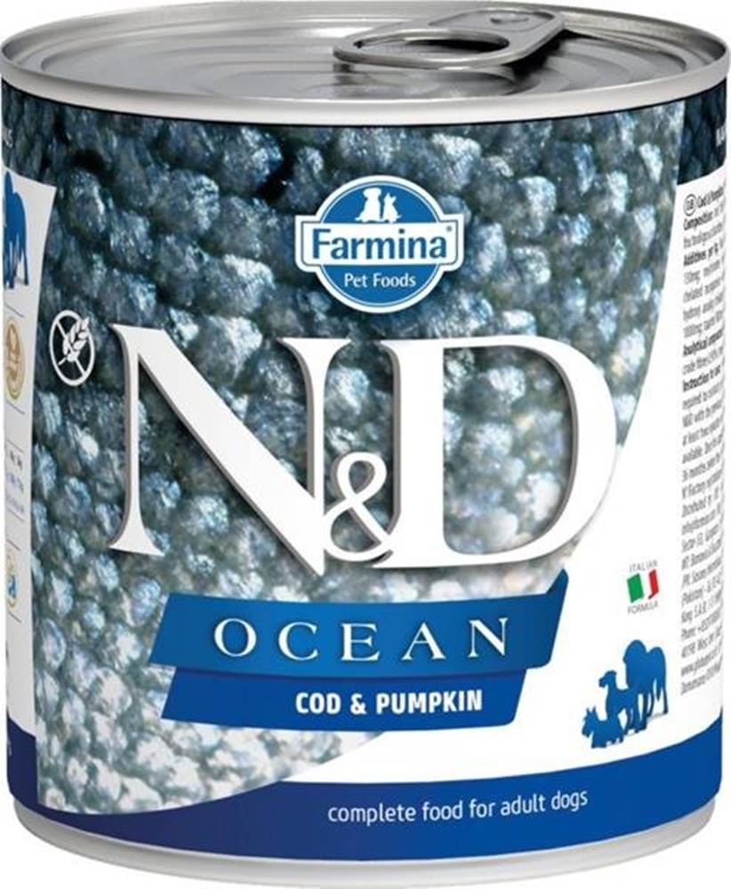 N&D  N & D DOG OCEAN Adult Codfish & Pumpkin 285g značky N&D