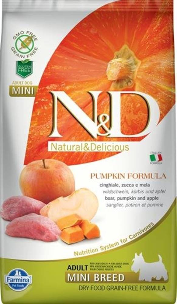 N&D  N & D Pumpkin DOG Adult Mini Boar & Apple 2, 5kg značky N&D